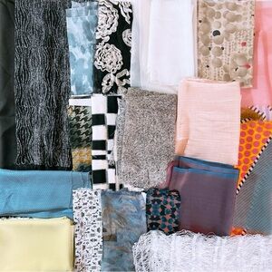 Assorted 20-piece Big-sized Fabric Set/Bundle for Fashion Design